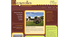 Desktop Screenshot of mazerolles40.fr